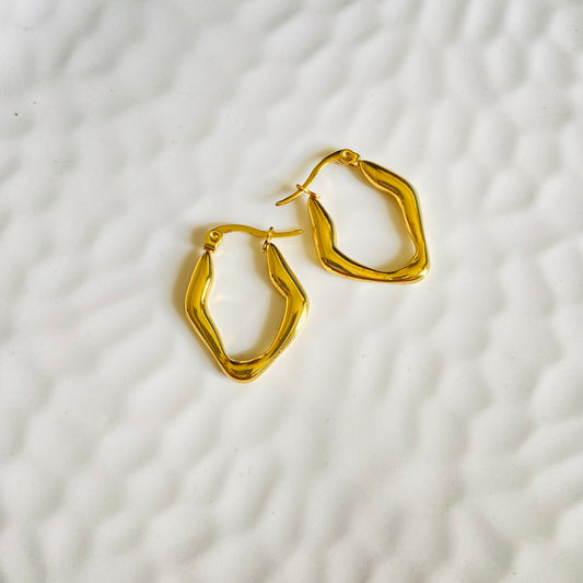 Lilly Hoops (Stainless Steel)