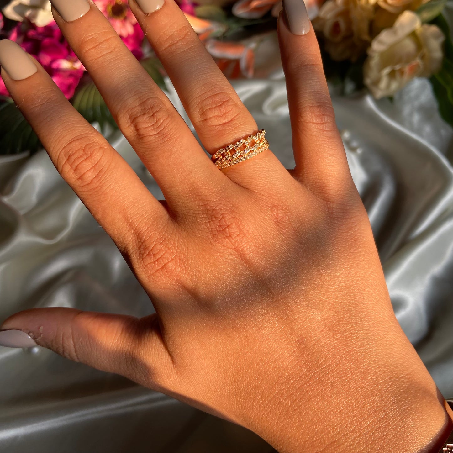 Aria Studded Ring - For Women