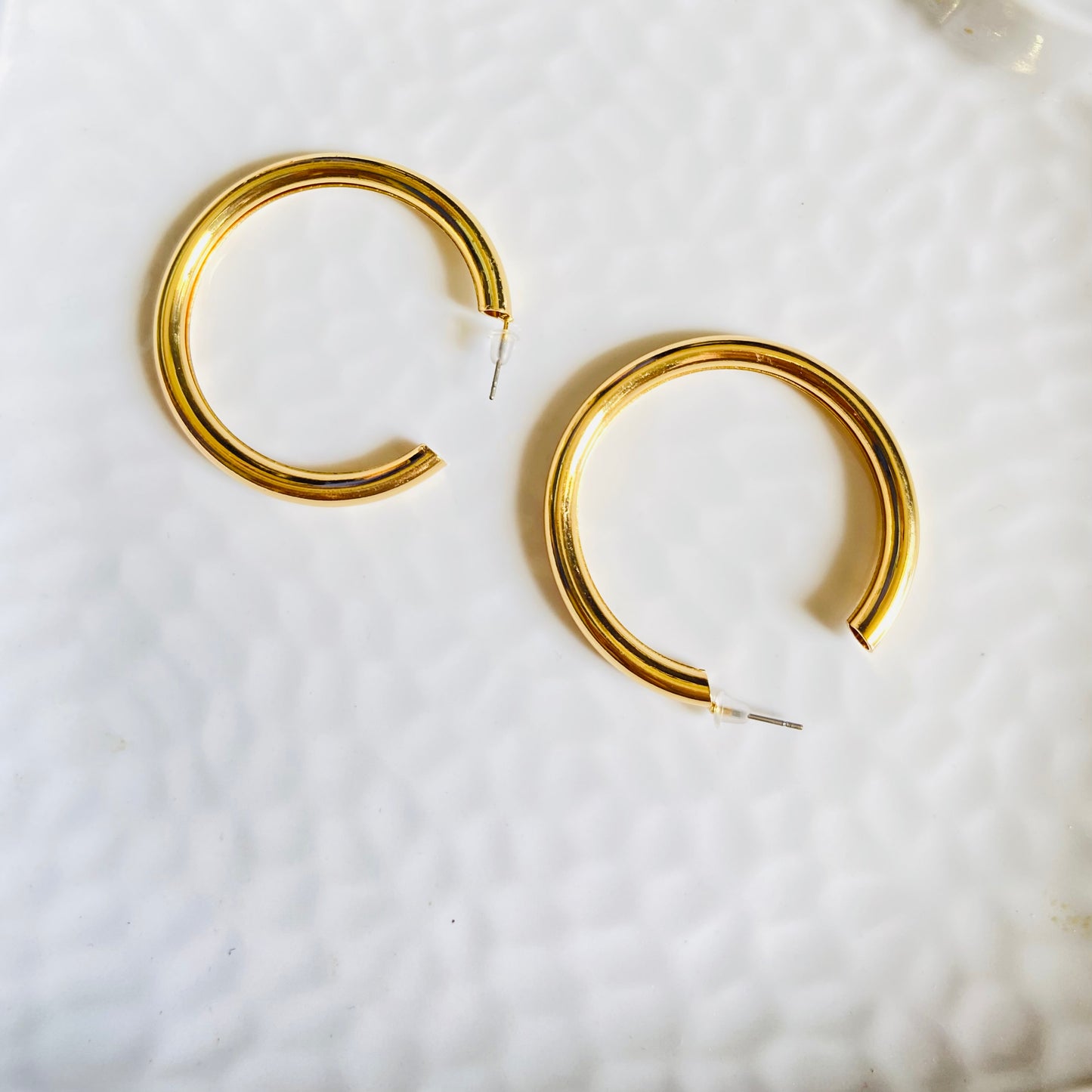 Oversized Bold Hoops