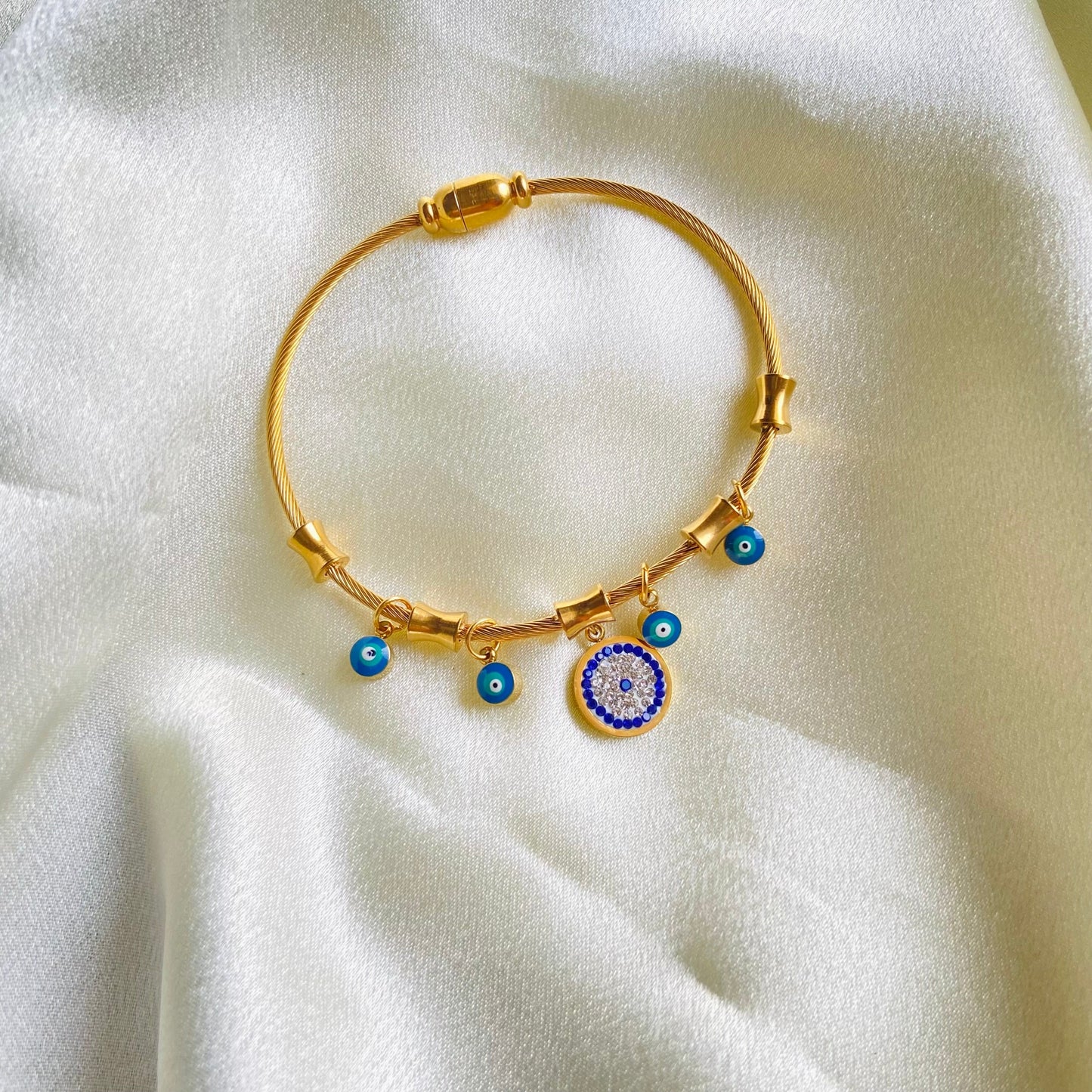 Evil Eye Charm Bracelet - For Women