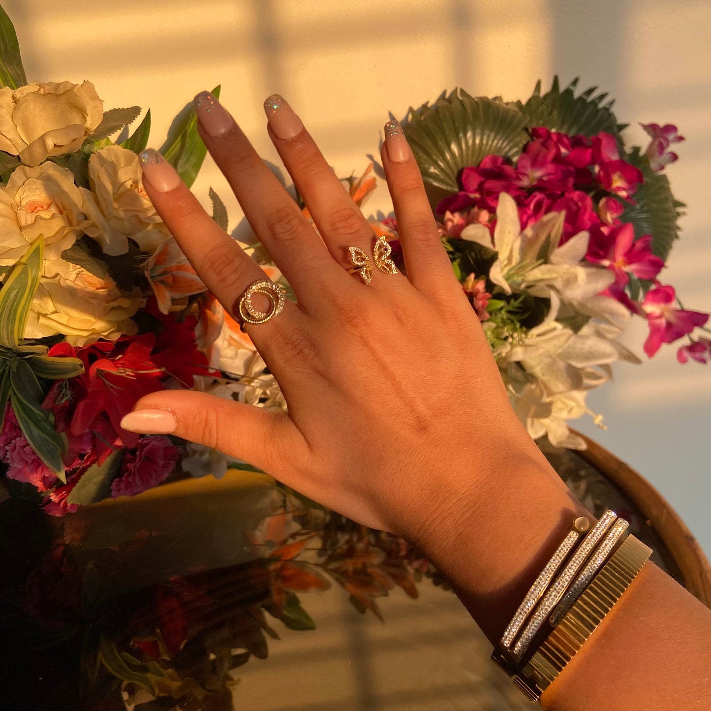 Amora Rings (Pack of 2) - For Women