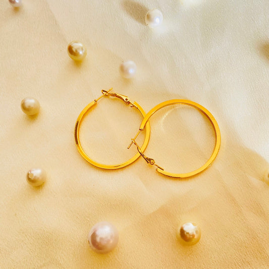 Ava Hoops (Stainless Steel)