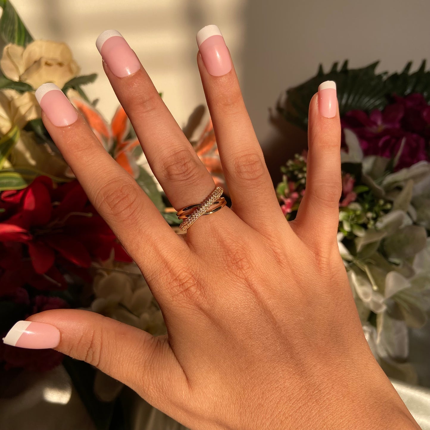 Twisted Bold Diamond Ring - For Women
