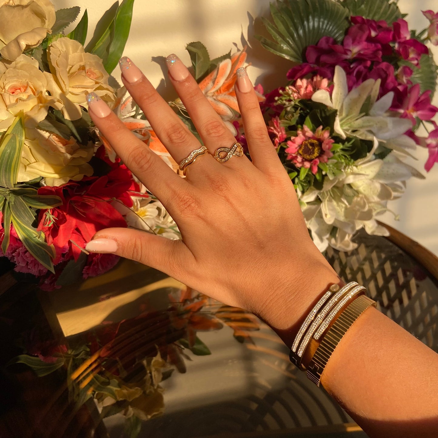Daizy Rings (Pack of 2) - For Women