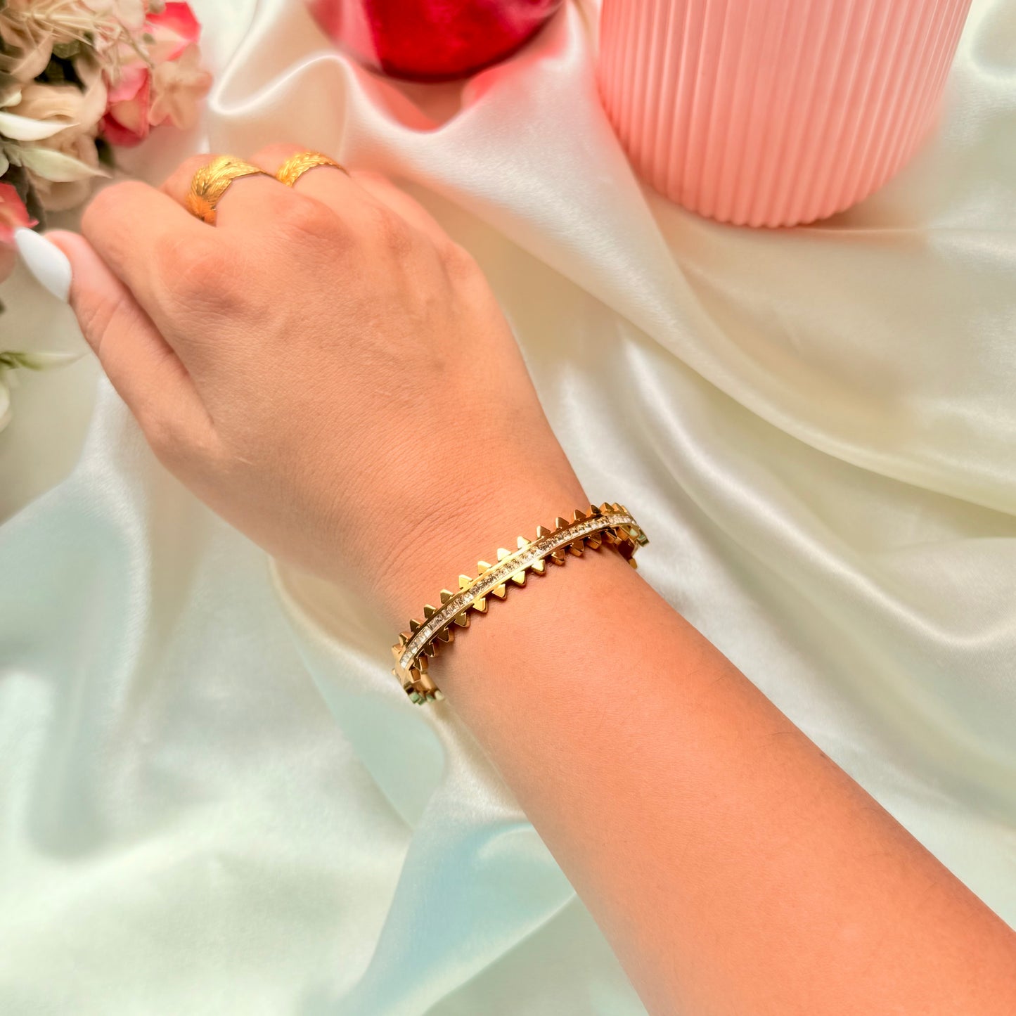 Honey Studded Bracelet - For Women