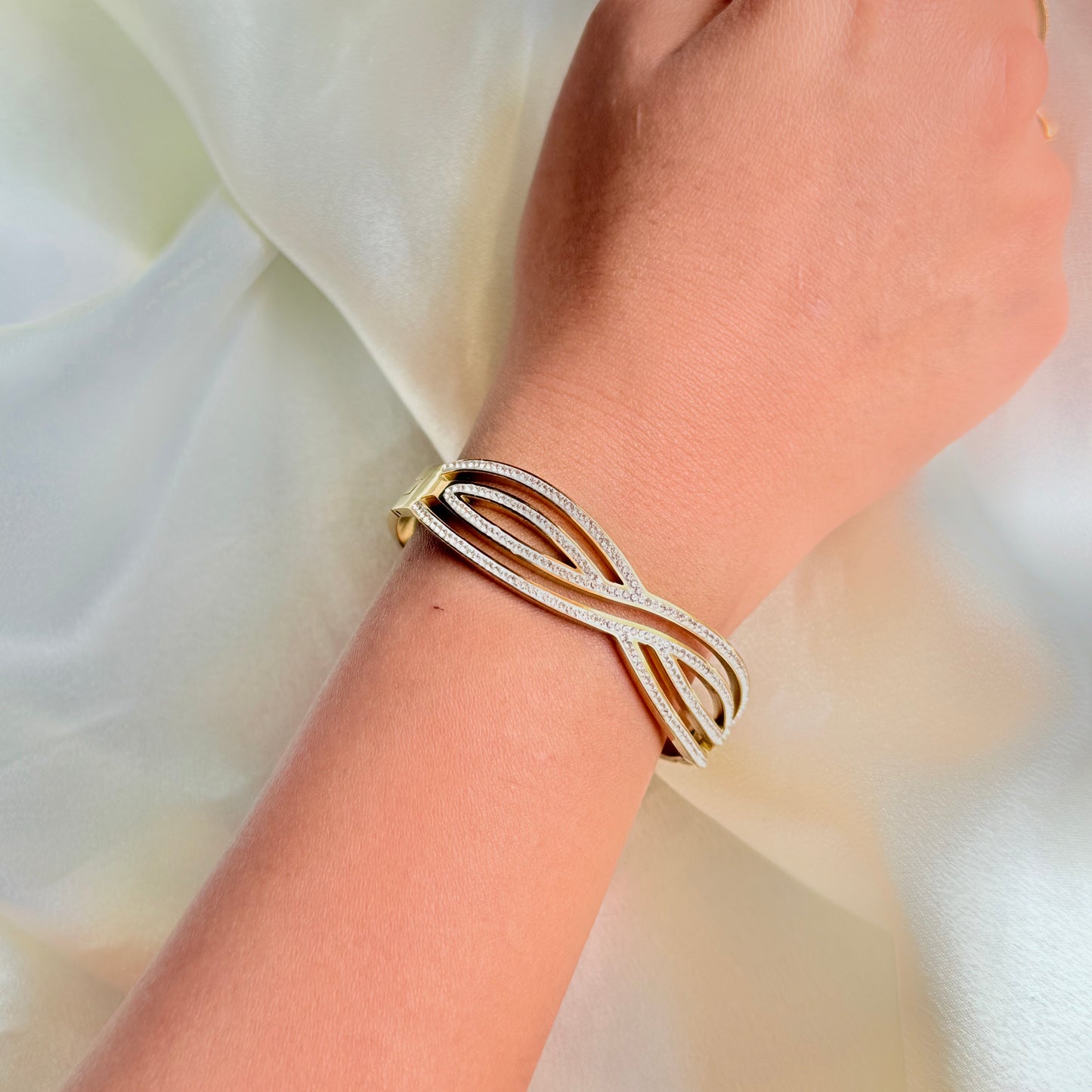 Infinity Studded Bracelet - For Women