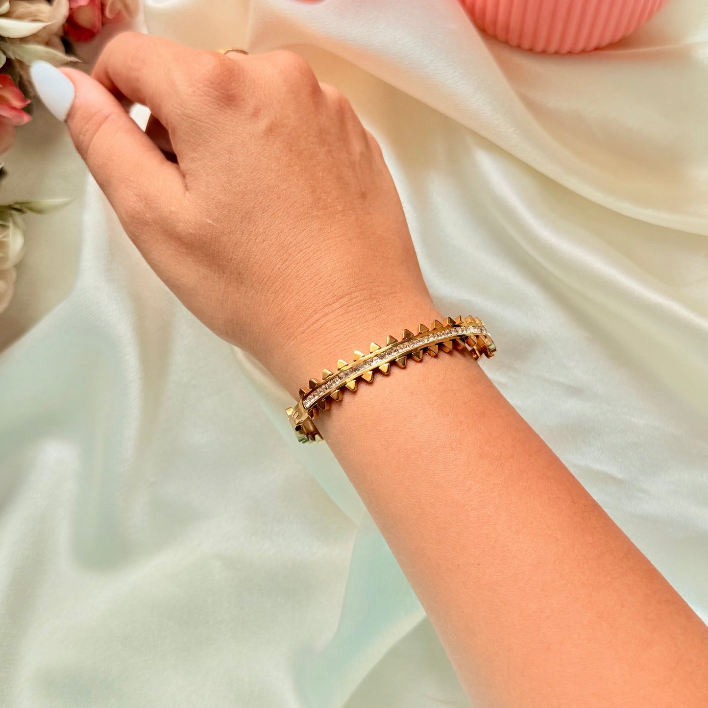 Honey Studded Bracelet - For Women